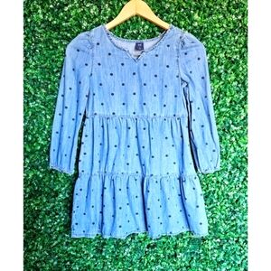 Gap Girls Tiered Denim Dress